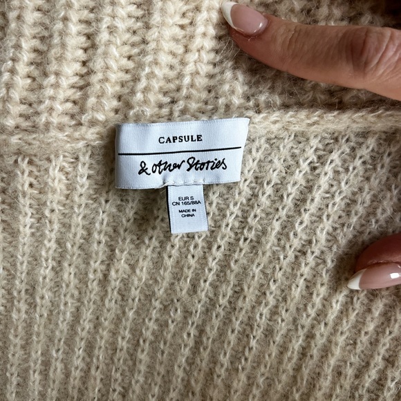 & Other Stories Capsule Collection - Cream Cardigan with belt (never been worn) - Picture 4 of 4